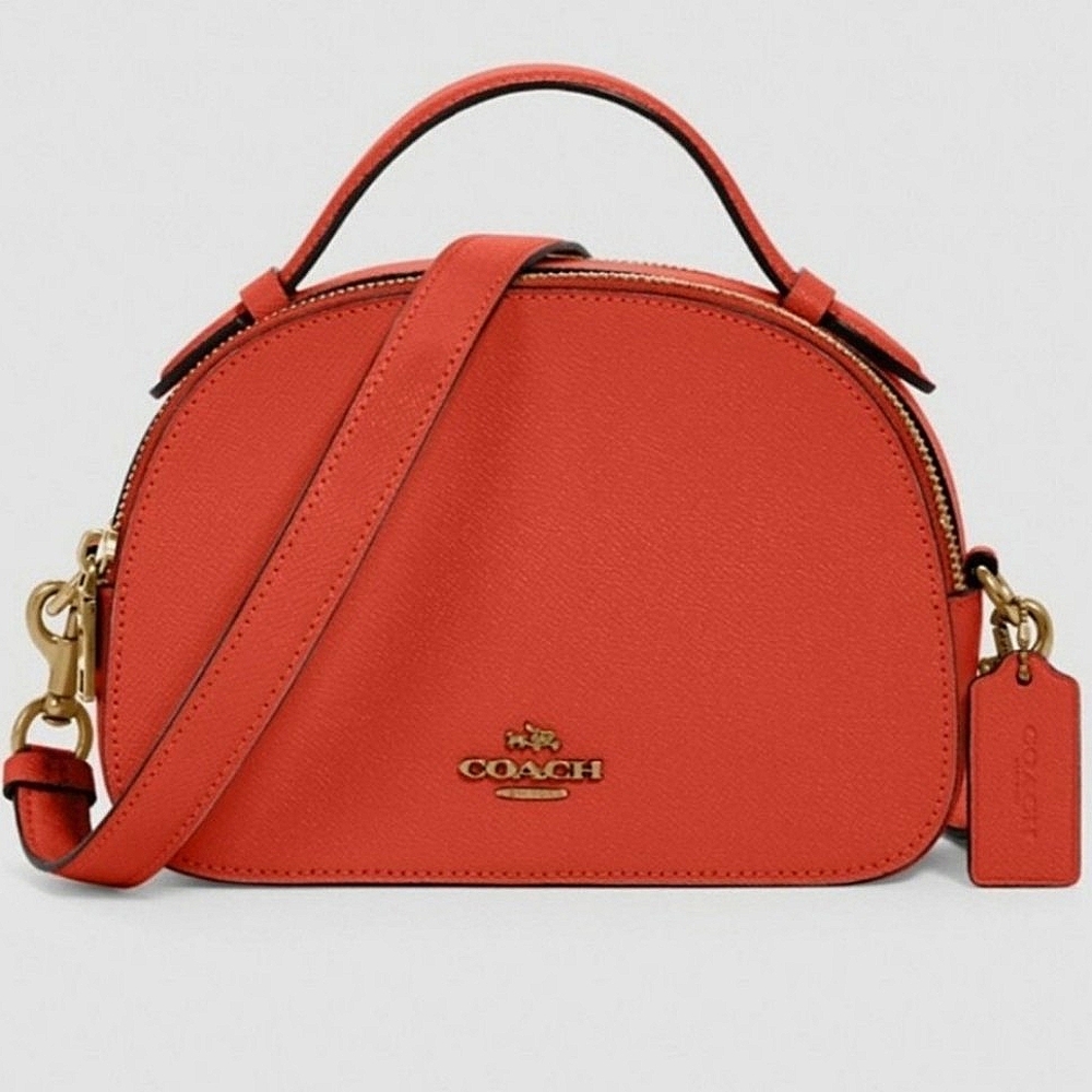 Coach Serena Leather Satchel Crossbody Bag